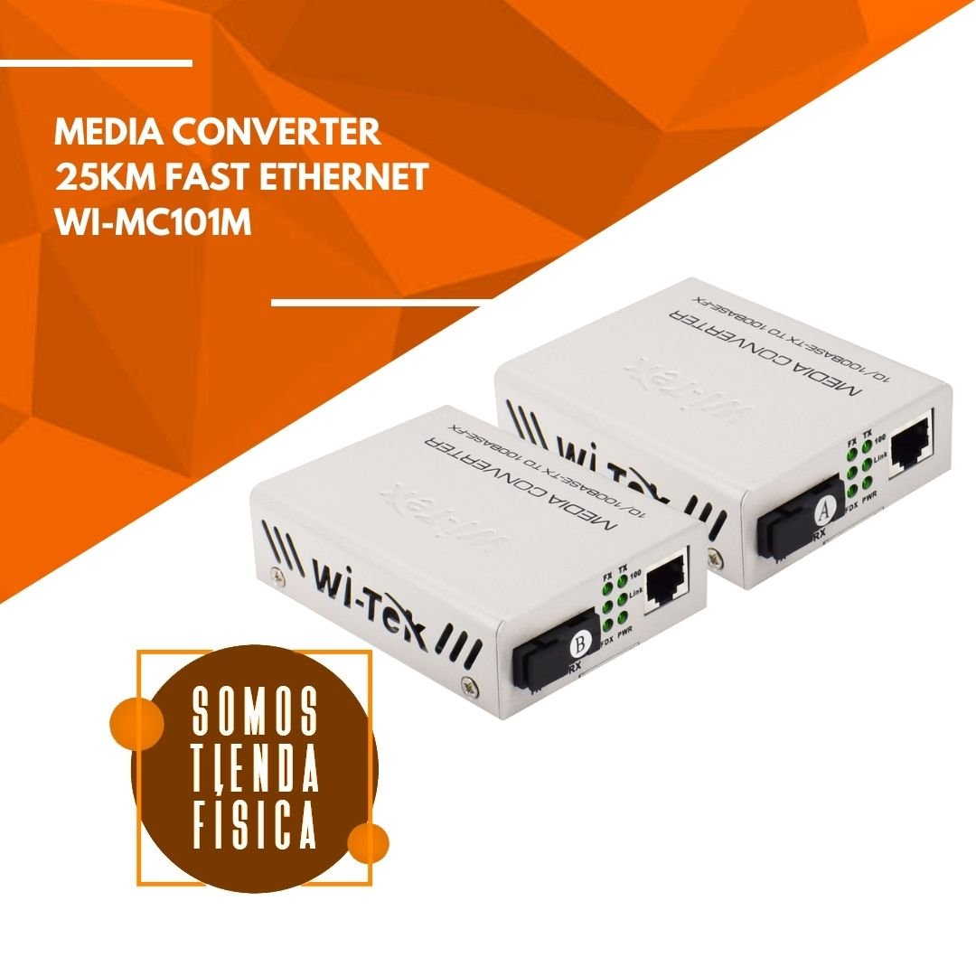 Media Converter Fast Ethernet 25KM | WI-MC101M