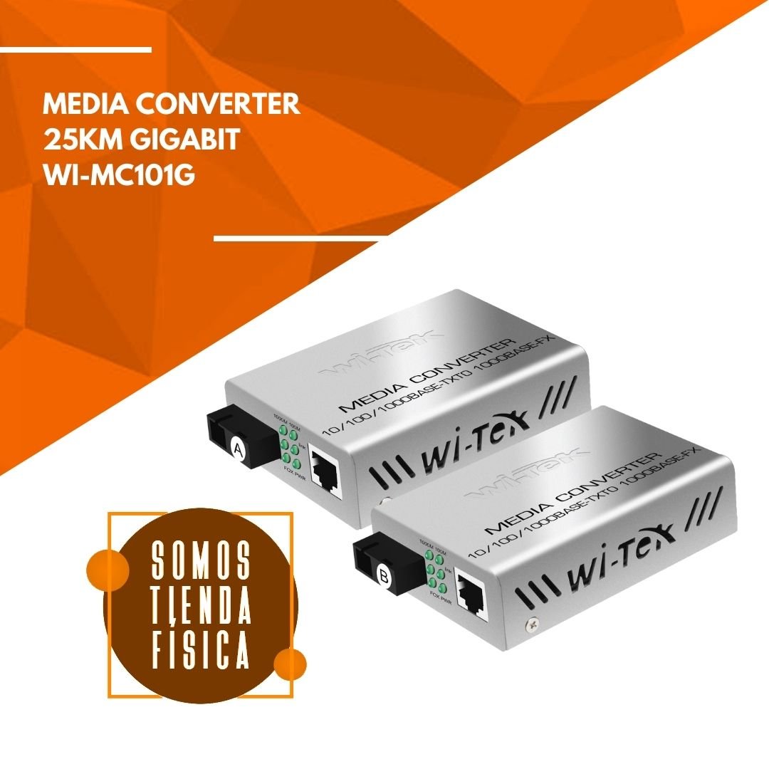 Media Converter Gigabit 25KM | WI-MC101G