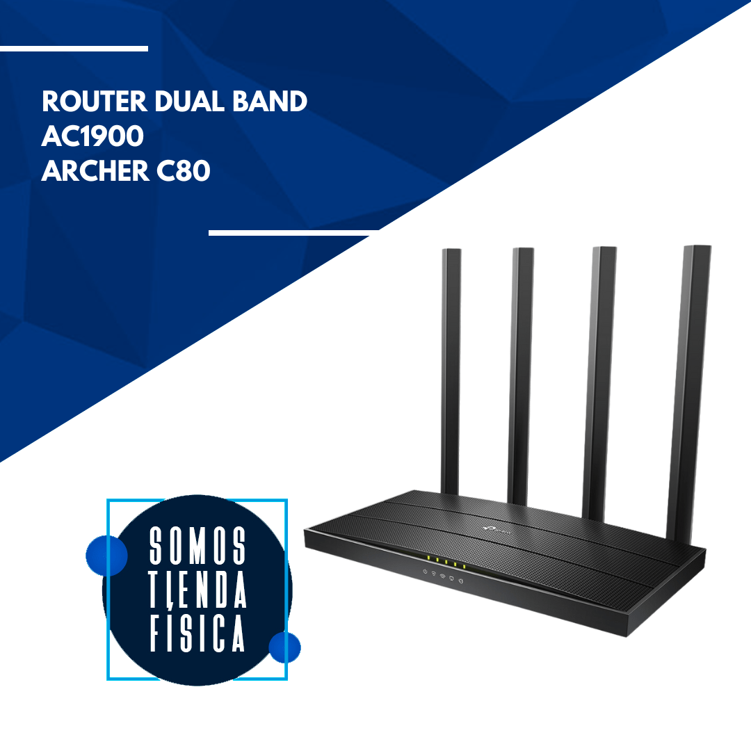 Router AC1900 Dual Band | ARCHER C80