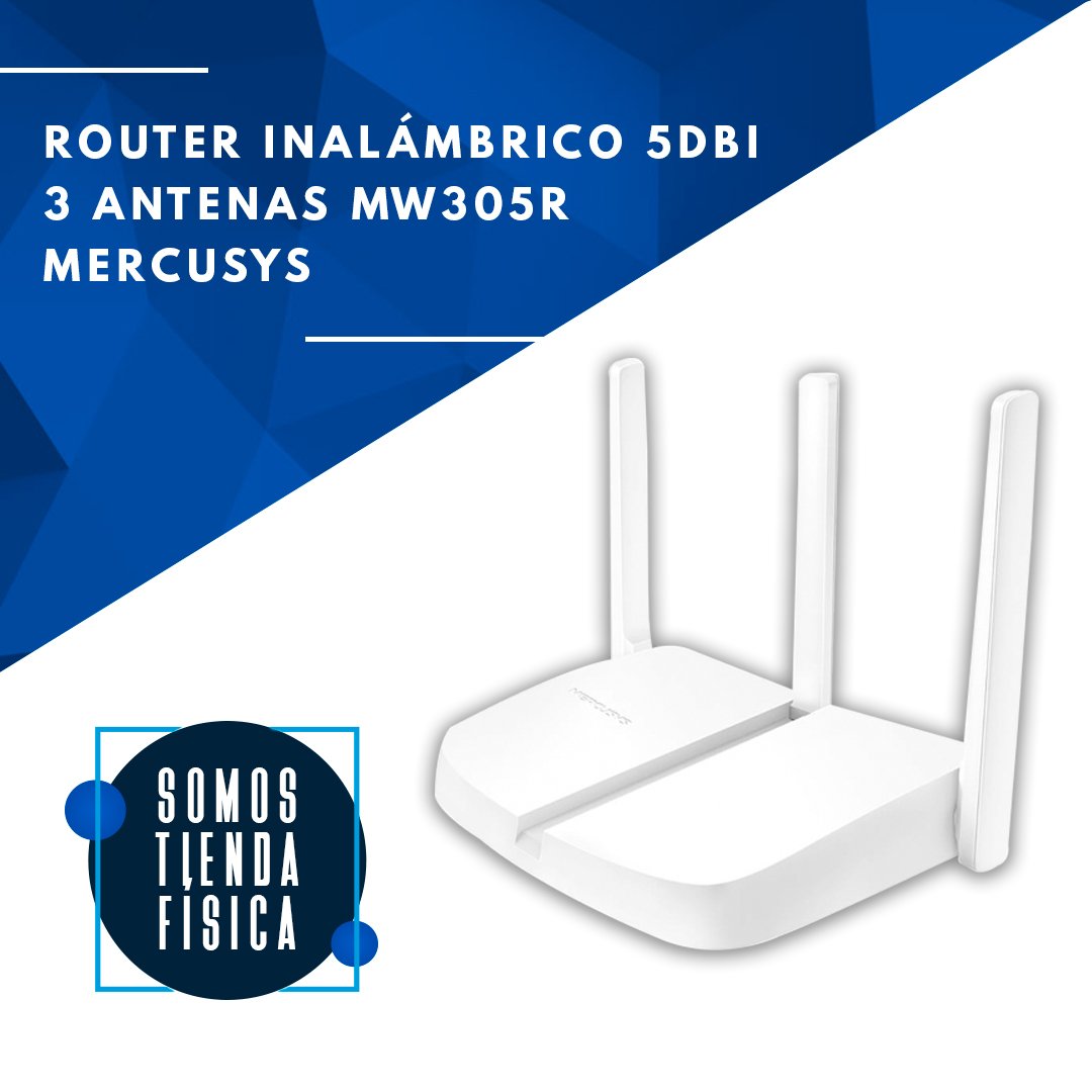 Router Inalámbrico N de 3 Antenas | MW305R