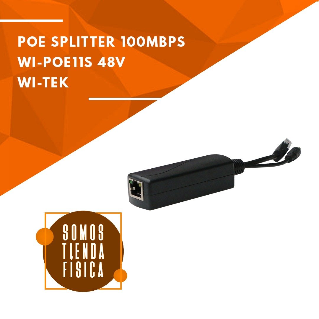 PoE Splitter 100Mbps | WI-POE11S-48V