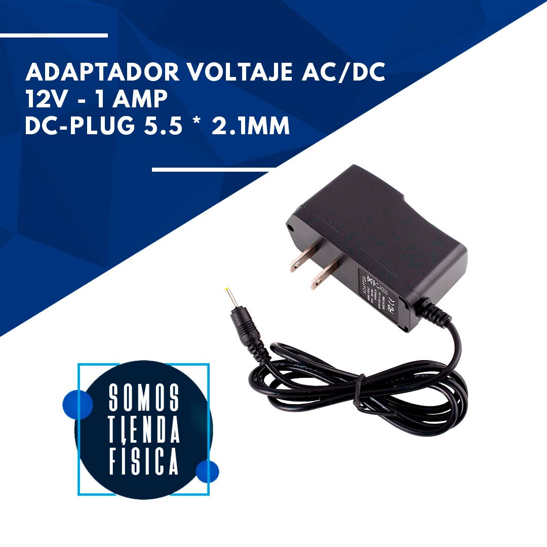 Adaptador 12 VDC - 1  Ampere