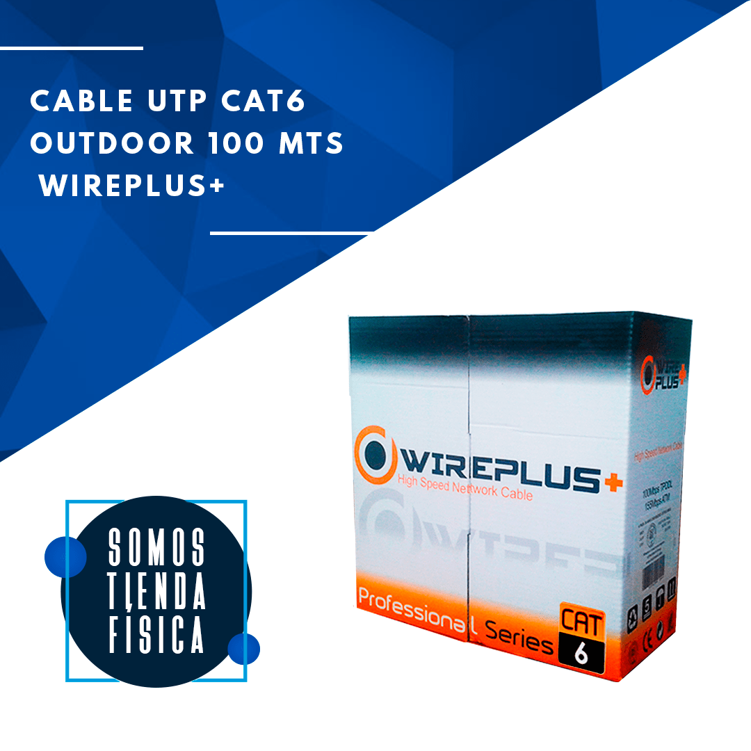 Cable UTP Cat6 OUTDOOR (100 mts)