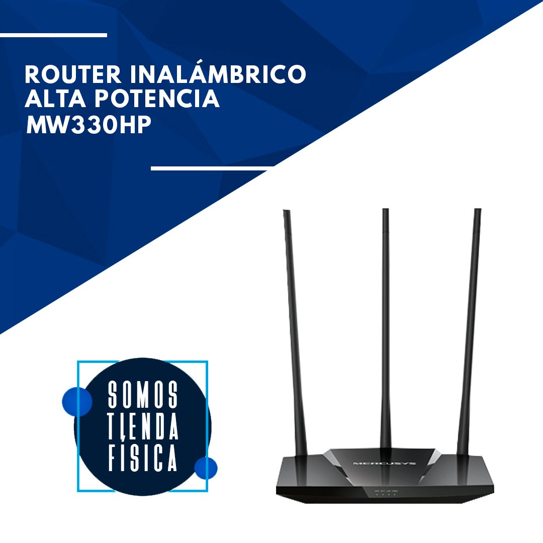 Router Inalámbrico N de Alta Potencia de 300Mbps | MW330HP