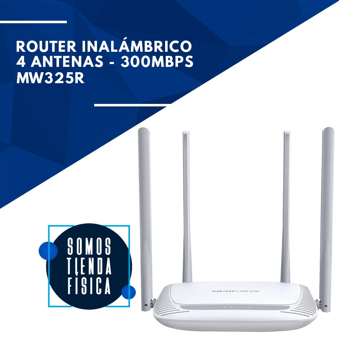Router inalámbrico N Mejorado de 300 Mbps | MW325R