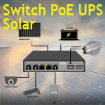 ¿Qué hace un Switch PoE UPS Solar?